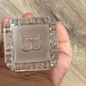 Waterford Crystal Baby Block Paperweight